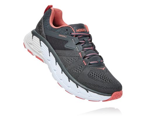 Hoka One One Dame Gaviota 2 Road Løpesko Dark Shadow/Lantana Norge-20UXM